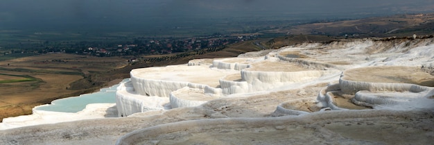 Pamukkale Travertine pool in Turkey