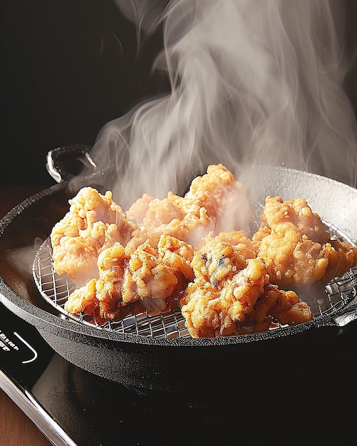 a pan full of chicken wings with green onion