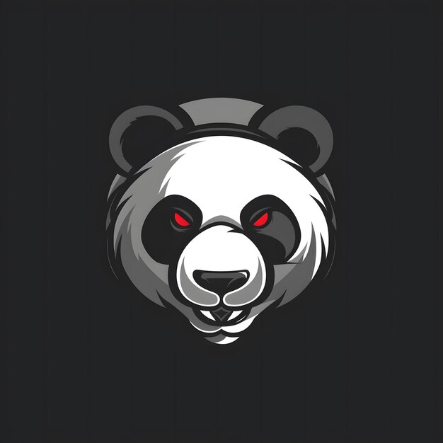 Photo panda head design