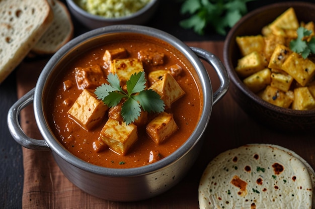 Paneer butter masala or cheese cottage curry