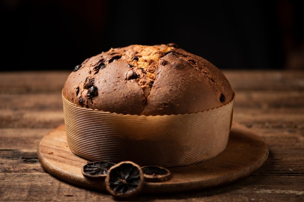 Panettone is the traditional Italian dessert for Christmas.