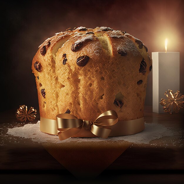 Panettone is the traditional Italian dessert for Christmas