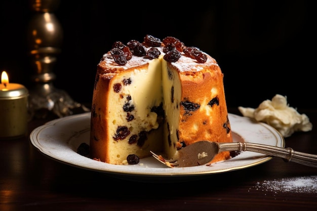 Panettone with Mascarpone Cream Filling