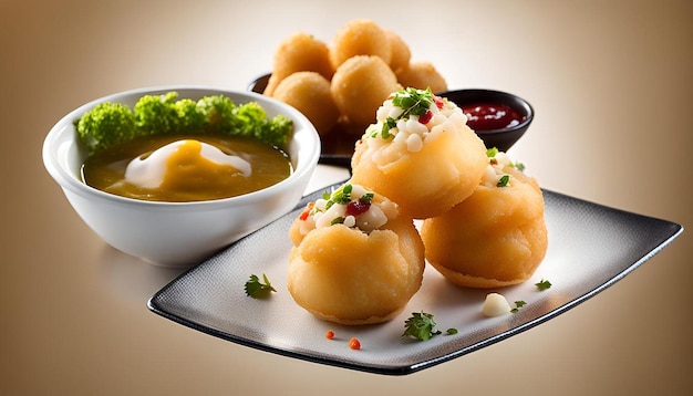 Pani Puri with Tangy Chutney