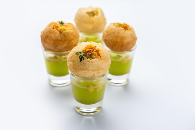 Photo panipuri shot or golgappa shots