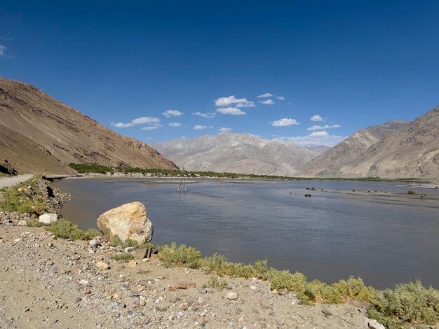 The Panj River in Tajikistan