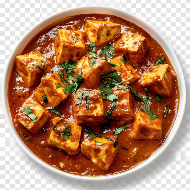 Photo panner tikka masala indian cuisine