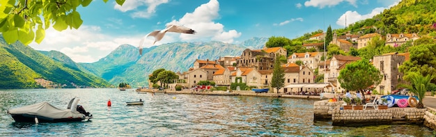 Panorama of the Bay of Kotor