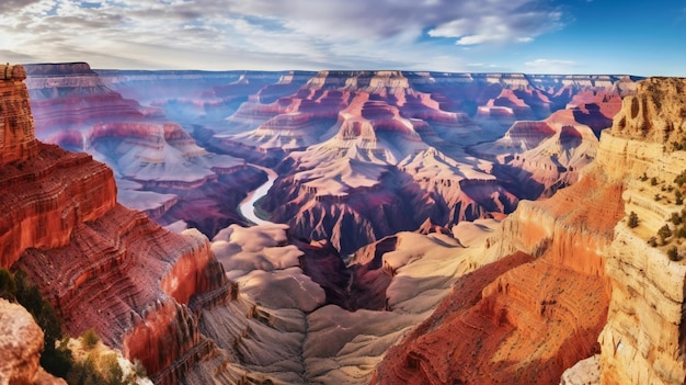 Panorama of Grand Canyon National Park Arizona United States