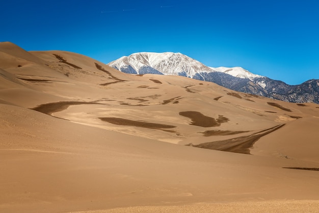 Panorama of the Great Sand Dunes National Park, Colorado