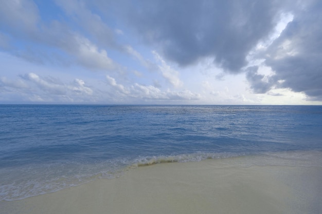 panorama and horizon of the Indian Ocean