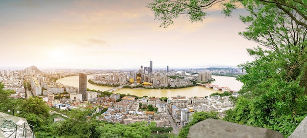 Panorama of Liuzhou Guangxi China