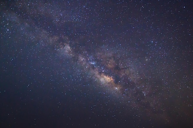 The Panorama Milky Way galaxy Long exposure photograph