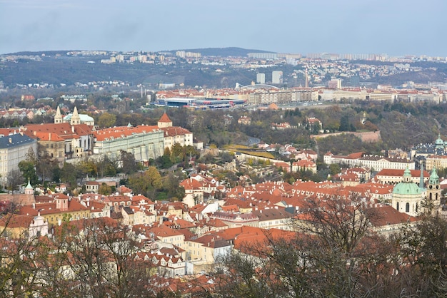 Panorama of Prague Novo Mesto District