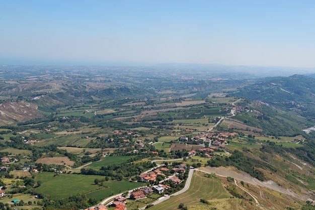 Panorama of Republic of San Marino