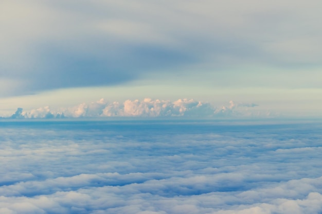 Panorama sky with clouds