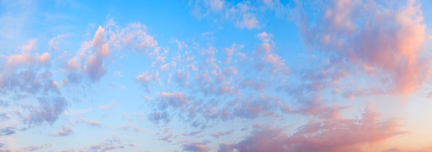 Panoramic landscape of bright red orange sunrise sunset