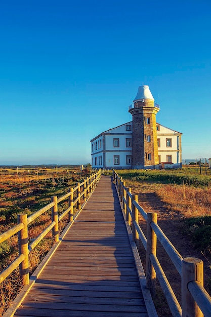 Panoramic lighthouse in Asturias Spain vacations destination