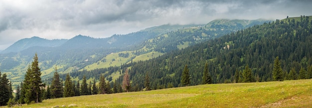 Panoramic mountain view