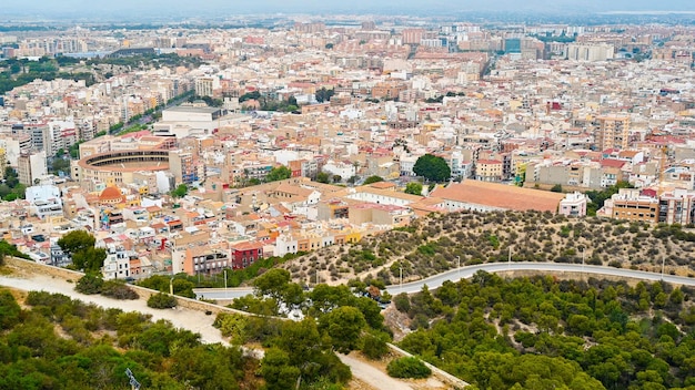 Panoramic view of Alicante