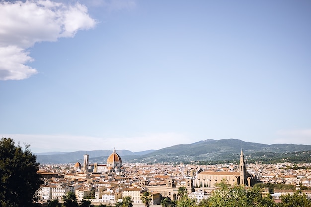 Panoramic view of the city of Florence