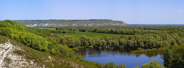 Panoramic view of the Don River valley