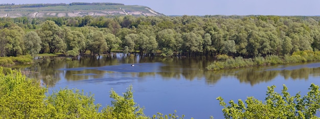 Panoramic view of the Don River valley. 