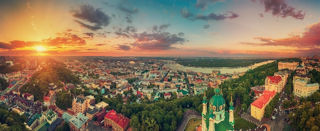 Panoramic view of Kyiv