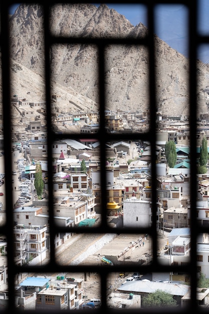 Panoramic view of Lamayuru monastery in Ladakh, India.