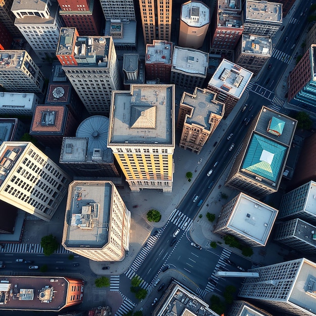 Panoramic view of modern buildings in city