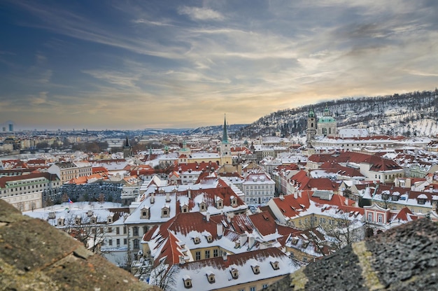 Panoramic view of Prague Czech Republic