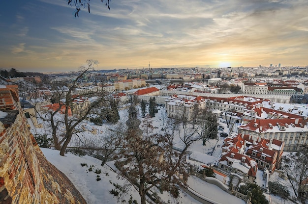 Panoramic view of Prague Czech Republic