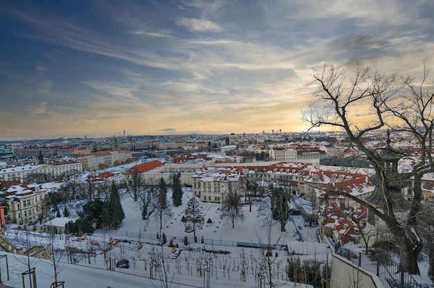 Panoramic view of Prague Czech Republic