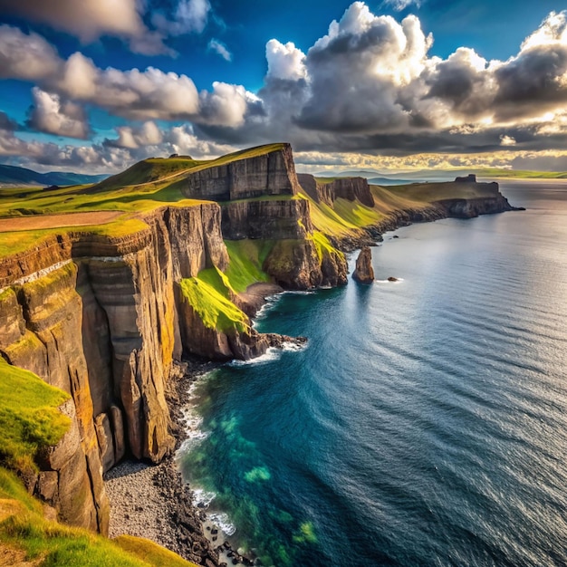 Panoramic view of sea against sky