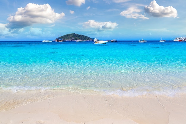 Panoramic view of  Similan islands, Thailand