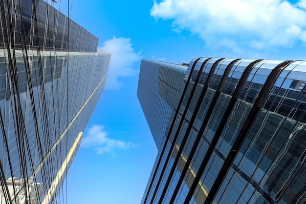 Panoramic view of skyline of Panama City downtown and financial center