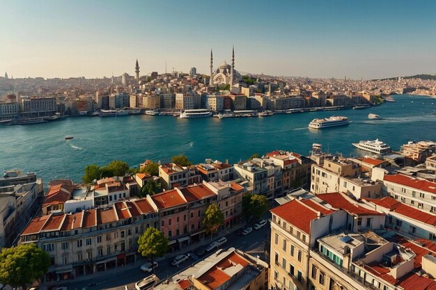 Panoramic views from Galata Tower