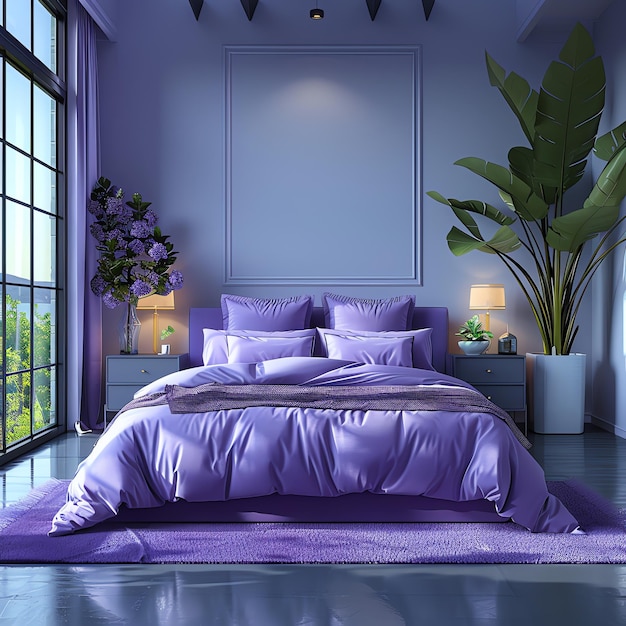 Pansy bedroom for video call