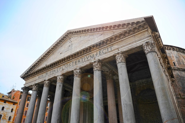 Pantheon the ancient temple of all the godsThe best preserved ancient object in Rome Italy