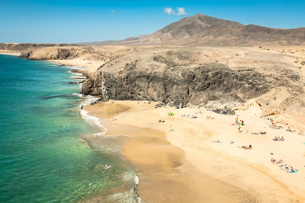 Papagayo beach Lanzarote Canary Island