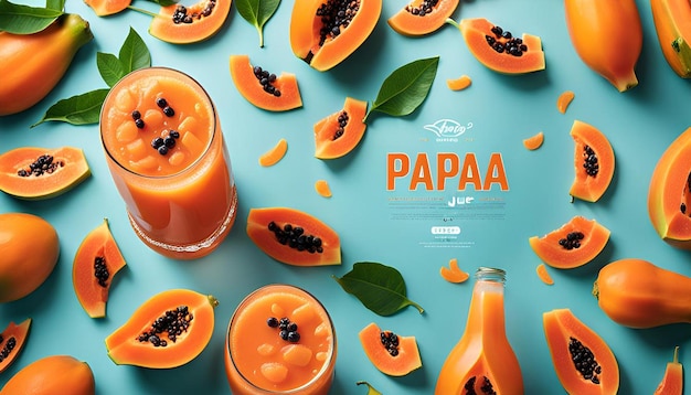 Papaya Juice and Summer Coolness