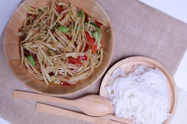 Papaya salad Thai Food Style