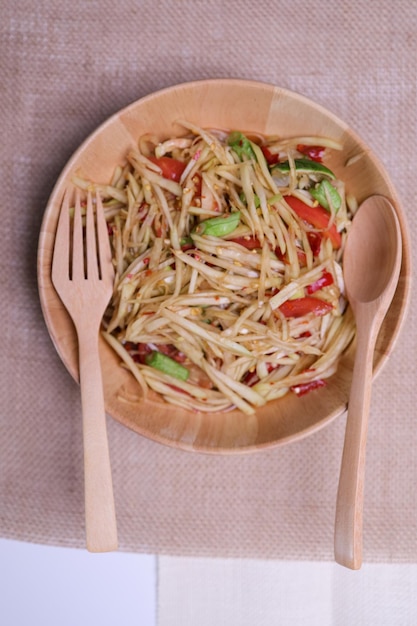 Papaya salad Thai Food Style