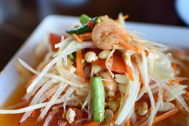 Papaya Salad Thai Food