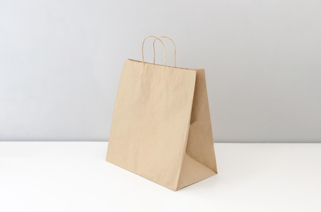 Paper bag, isolated background