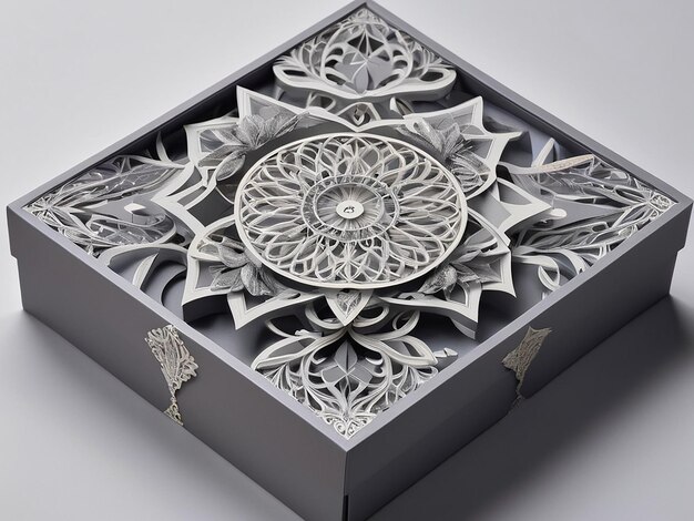 Photo paper box intricate details and unique design