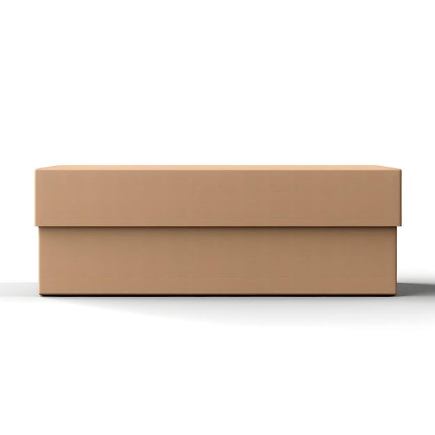 A paper box mockup