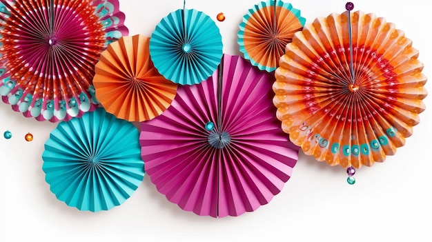 paper fans HD 8K wallpaper Stock Photographic Image