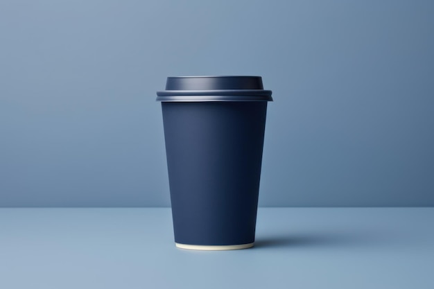 paper mockup coffee tea plastic take go away cup Generative AI