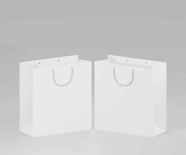 Paper Shopping Bag Mockup